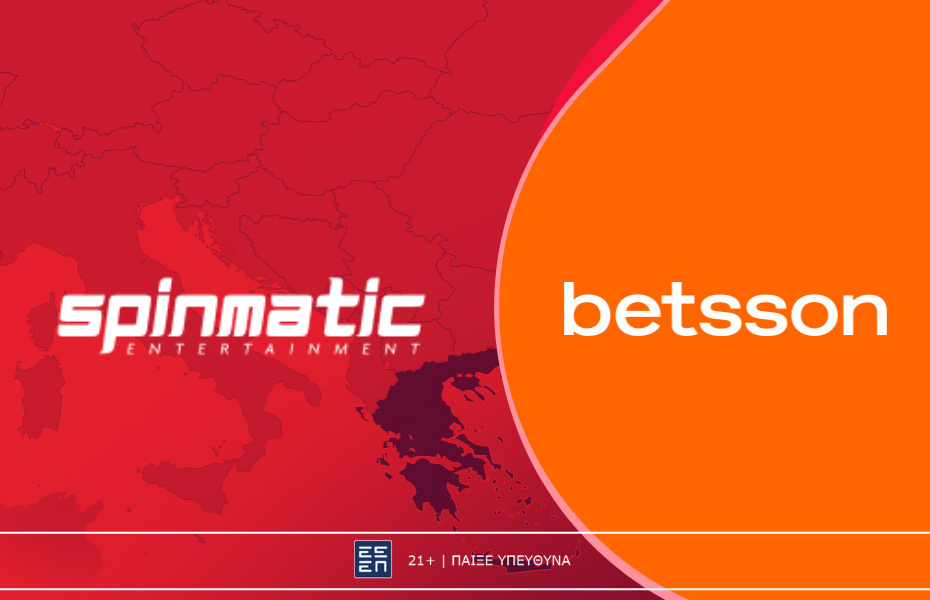 Η Betsson φέρνει τα παιχνίδια της Spinmatic στην Ελλάδα