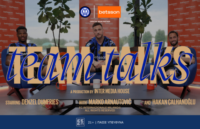 «Team talks» powered by Betsson με τους Τσαλχάνογλου, Ντάμφρις και Αρναούτοβιτς